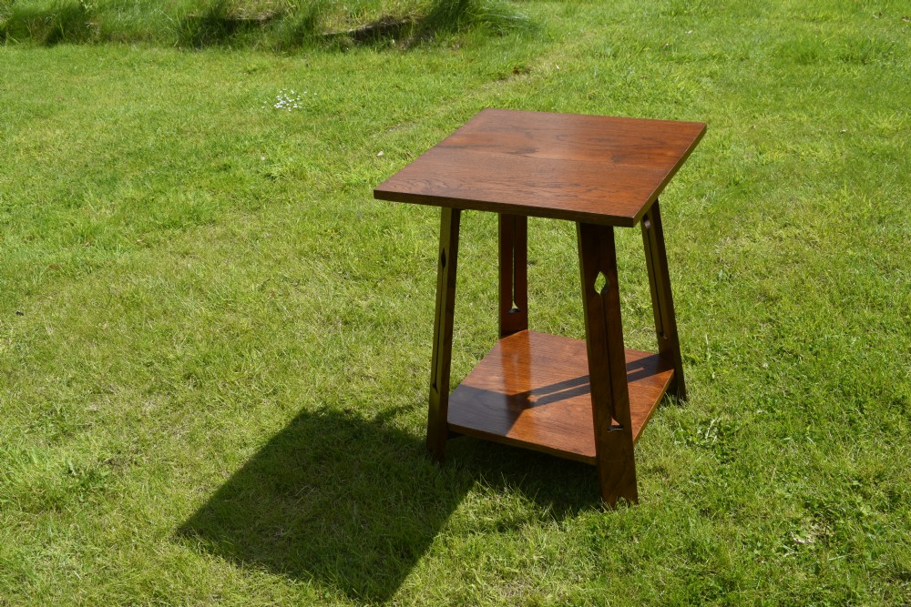 Arts & Crafts Side Table / Lamp Table View VII