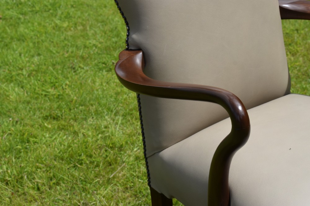 Walnut Library Armchair / Desk Chair  View XIII