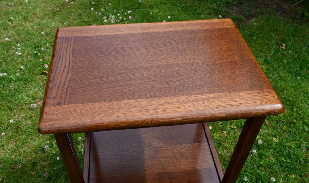 Early 20th Century  Oak Side Table View VI