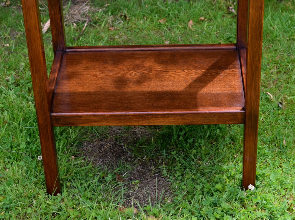 Early 20th Century  Oak Side Table View VII