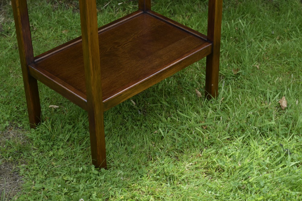 Early 20th Century  Oak Side Table View XII