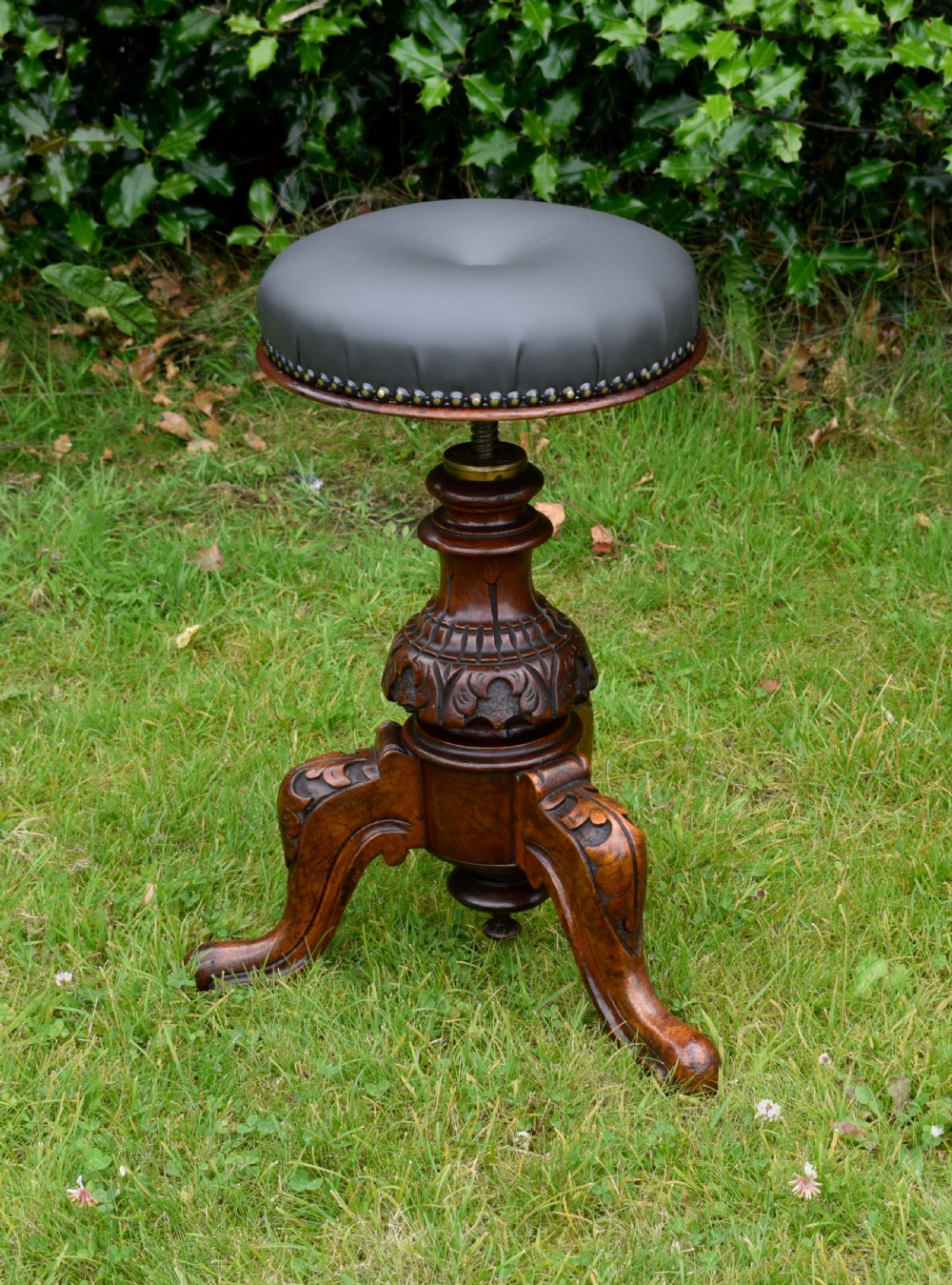 Victorian Revolving Piano Stool