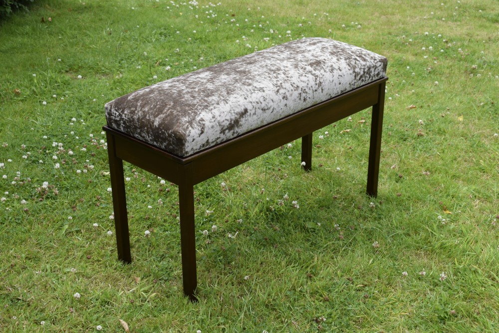 Early 20th Century Duet Piano Stool View II