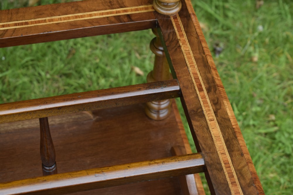 Victorian Walnut Canterbury View IX