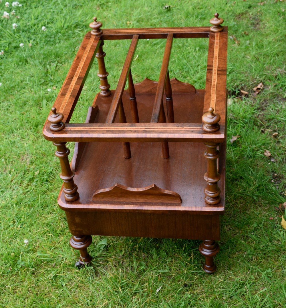Victorian Walnut Canterbury View XI