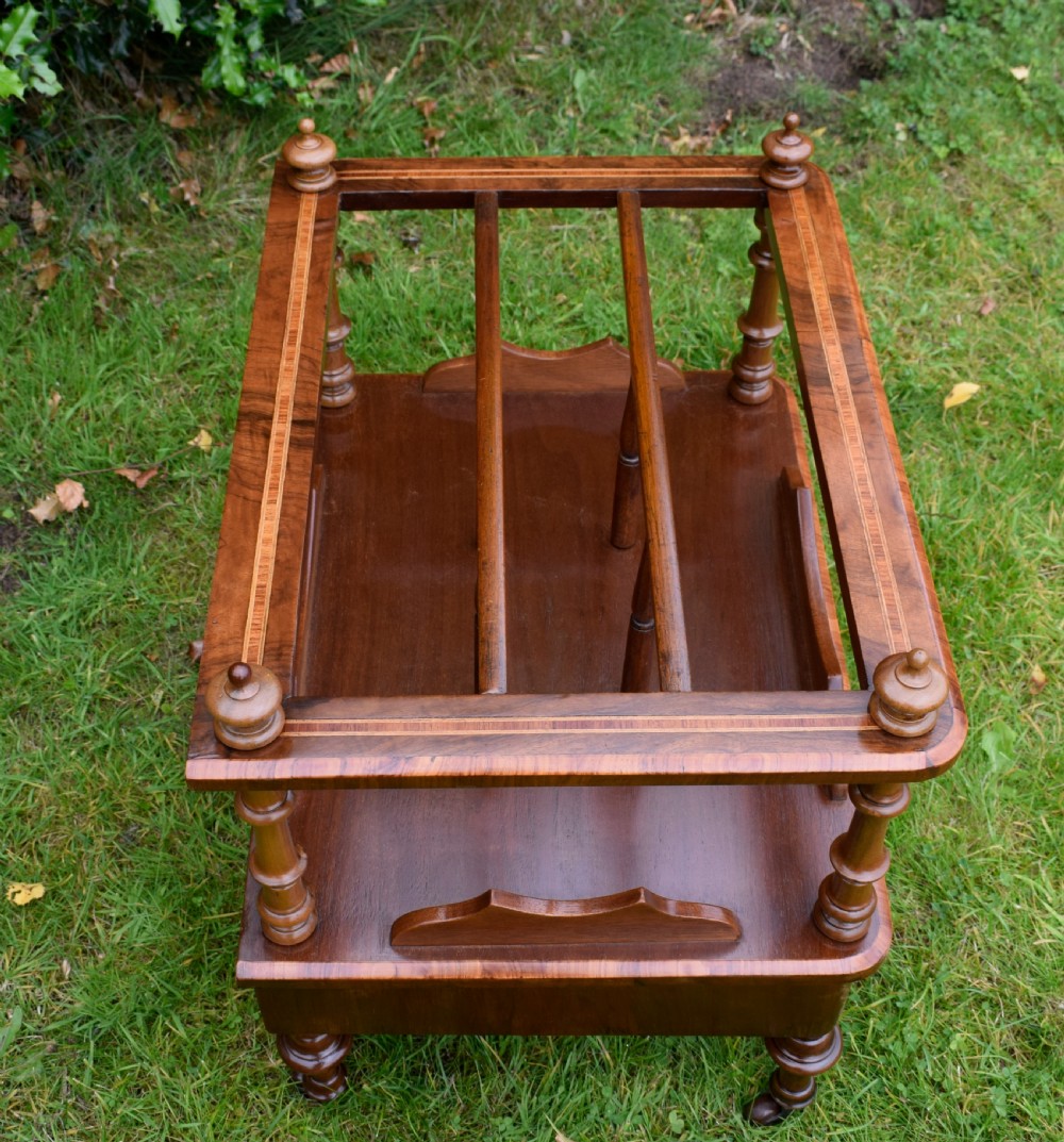 Victorian Walnut Canterbury View XIV
