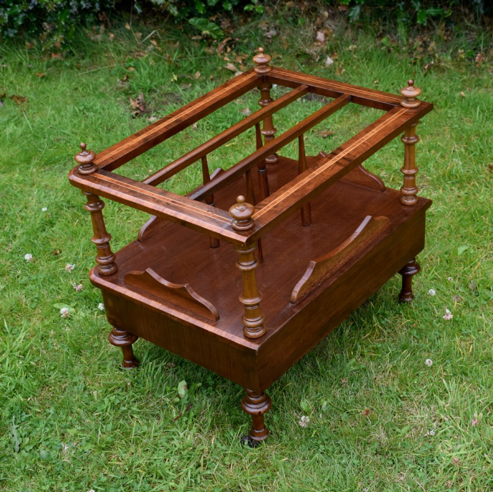 Victorian Walnut Canterbury View XVI