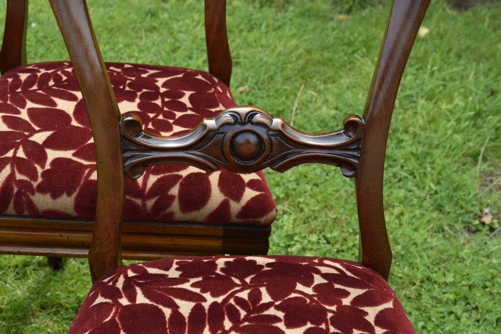 Set of 6 Quality Victorian Dining Chairs View VII