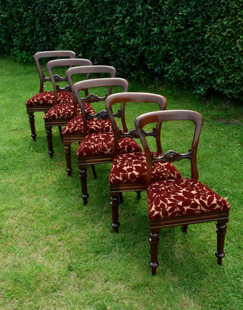 Set of 6 Quality Victorian Dining Chairs View XIII