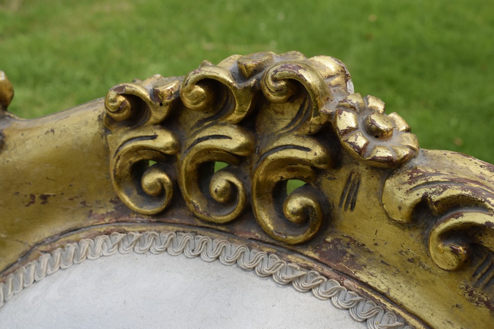 19th Century Gilded French Couch View IX