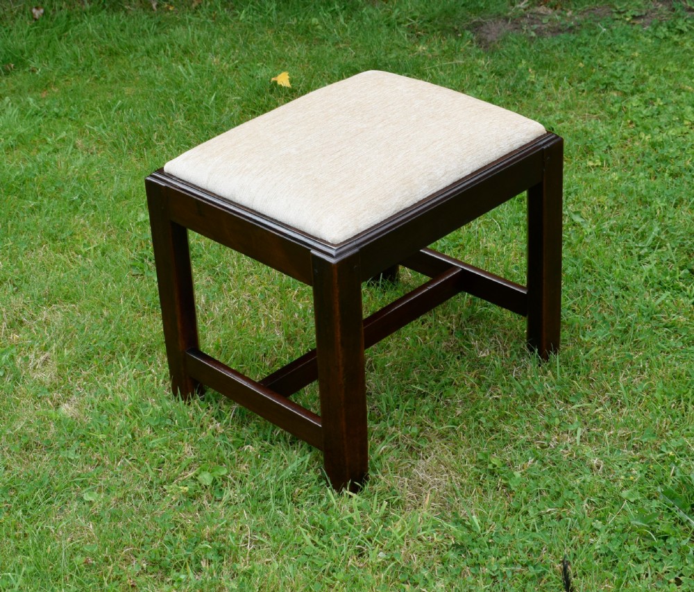 Georgian Mahogany Stool View II