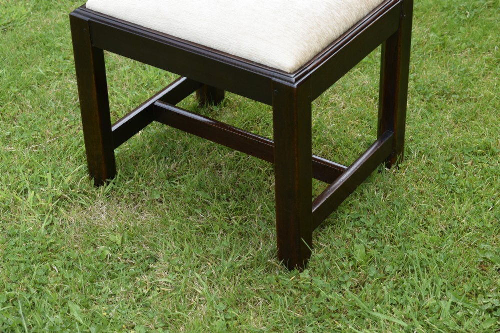 Georgian Mahogany Stool View IV