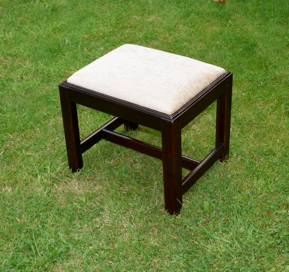 Georgian Mahogany Stool View V