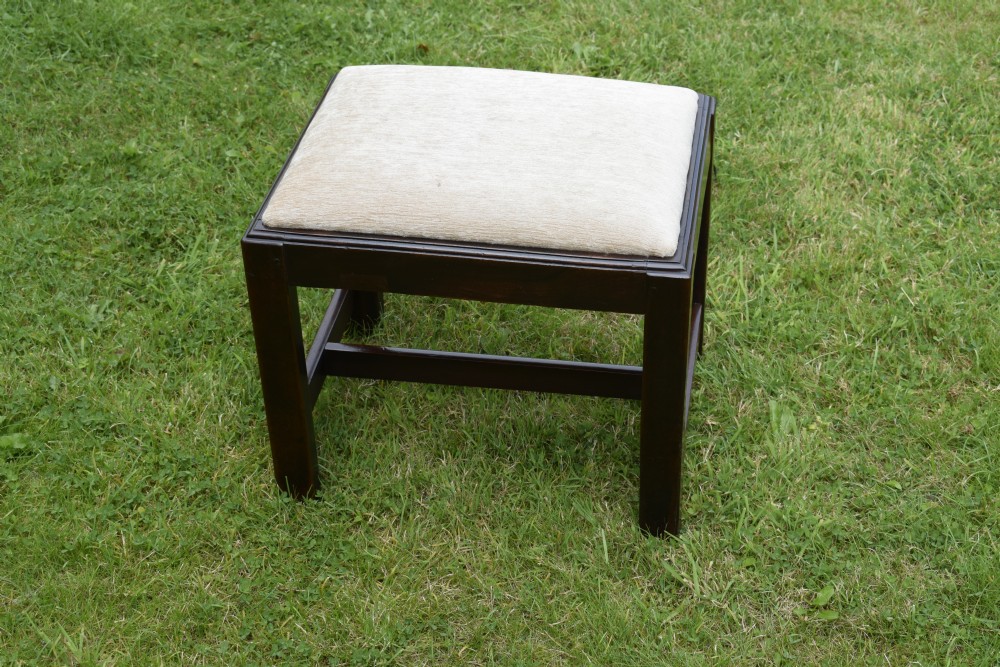 Georgian Mahogany Stool View VI
