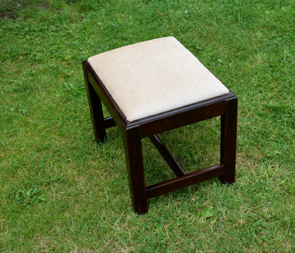 Georgian Mahogany Stool View VII