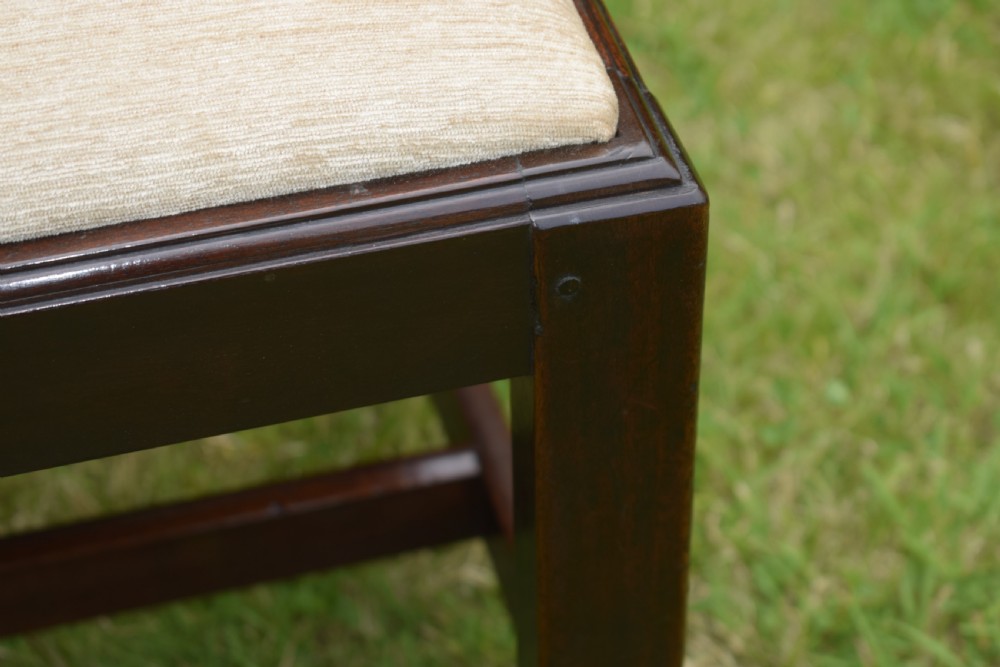 Georgian Mahogany Stool View VIII