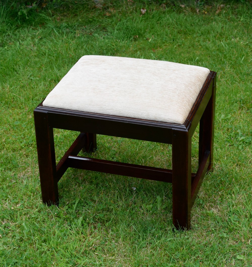 Georgian Mahogany Stool View XIII