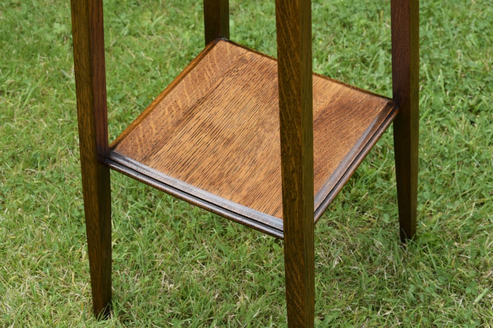 Early 20th Century Oak Jardiniere Stand 
 View III