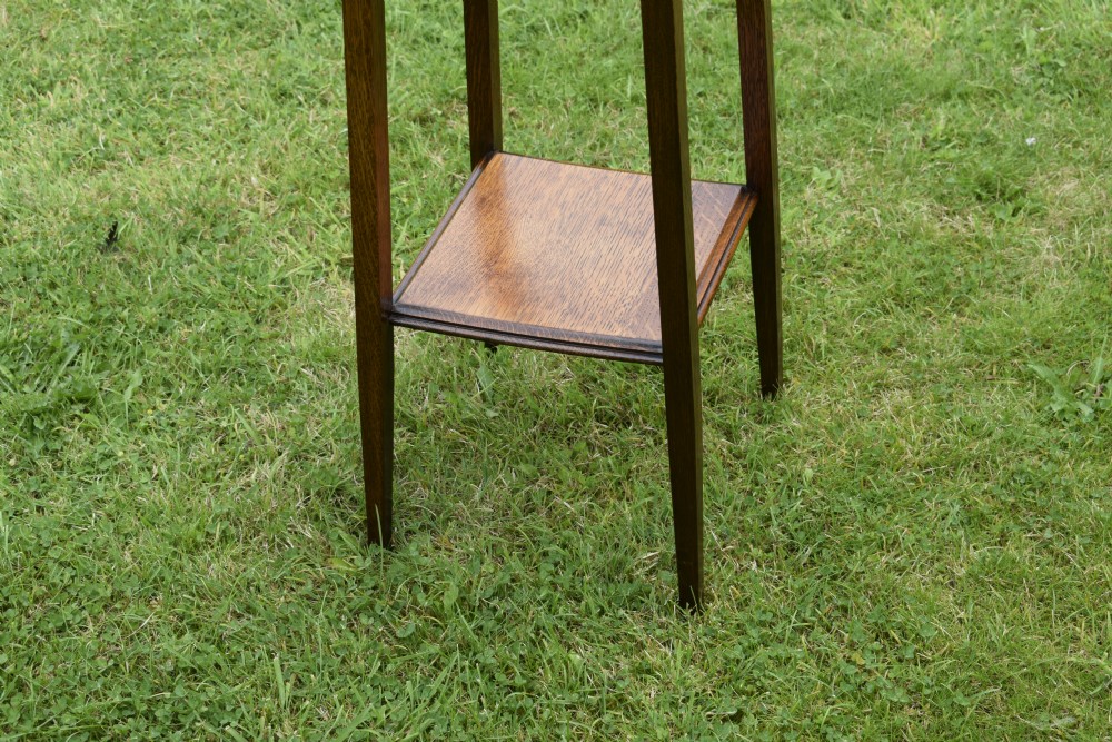 Early 20th Century Oak Jardiniere Stand 
 View IX