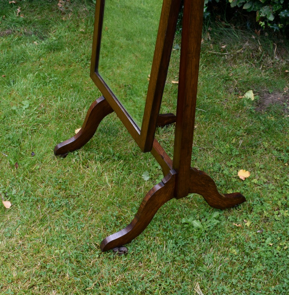 Early 20th Century Cheval Mirror View VII