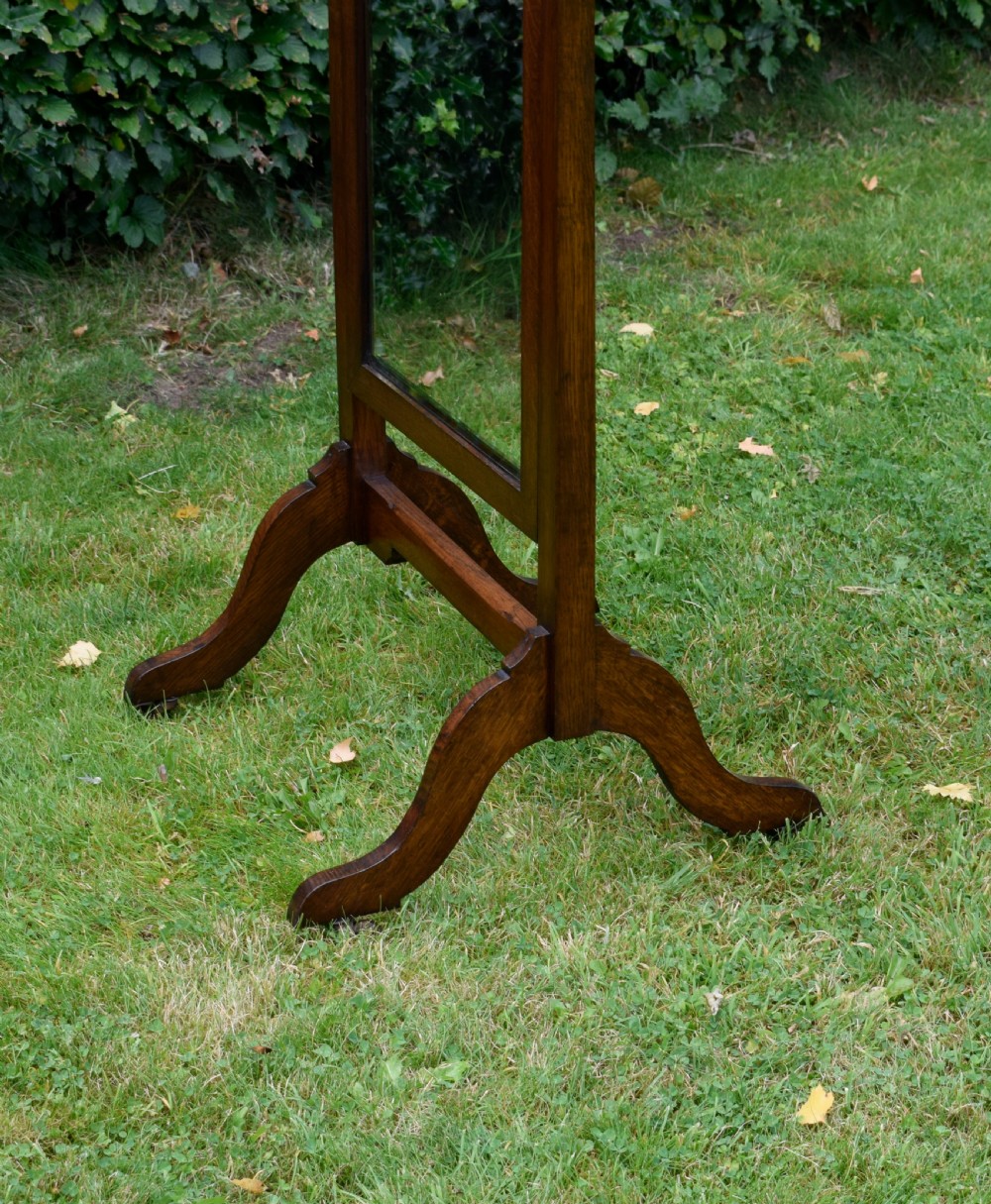 Early 20th Century Cheval Mirror View XII