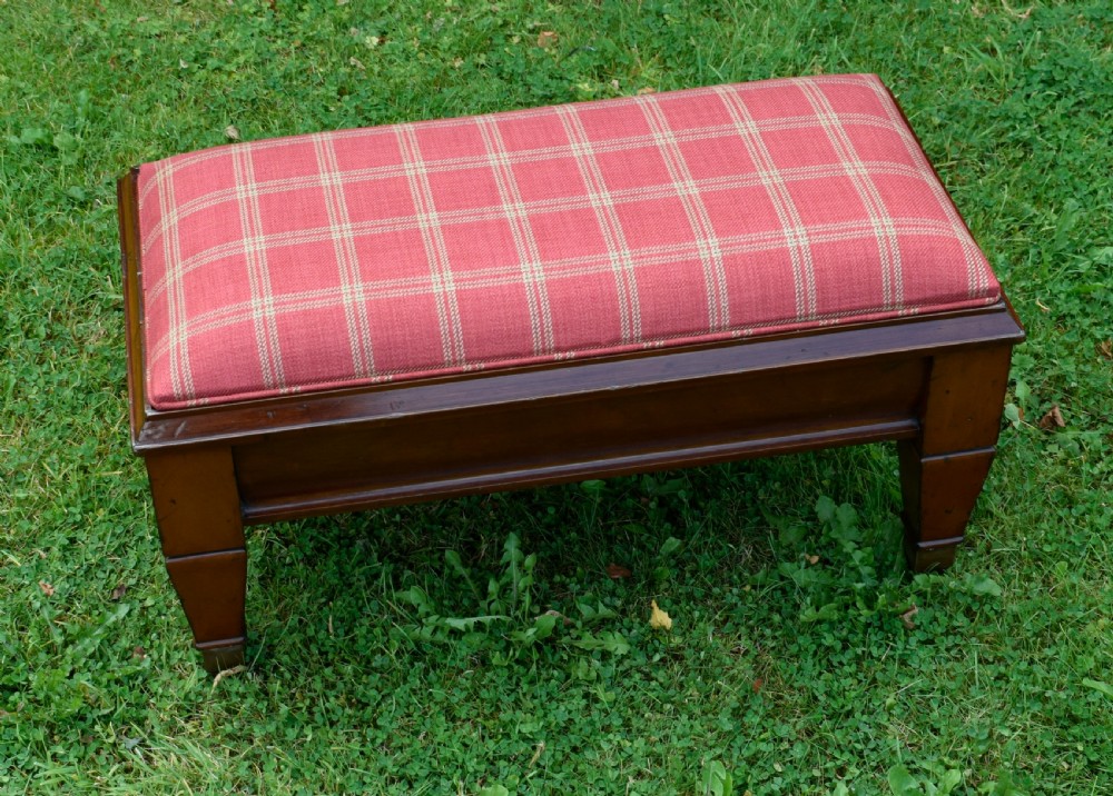 Large Mahogany Centre Stool View II