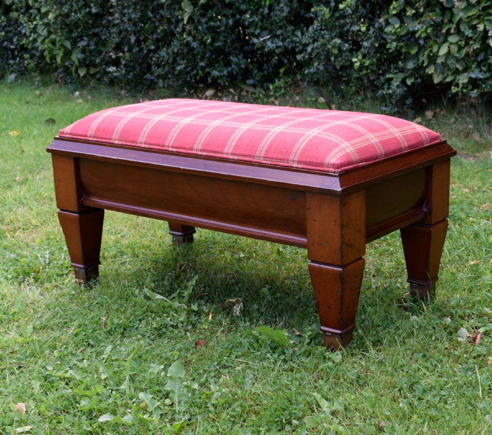 Large Mahogany Centre Stool View III