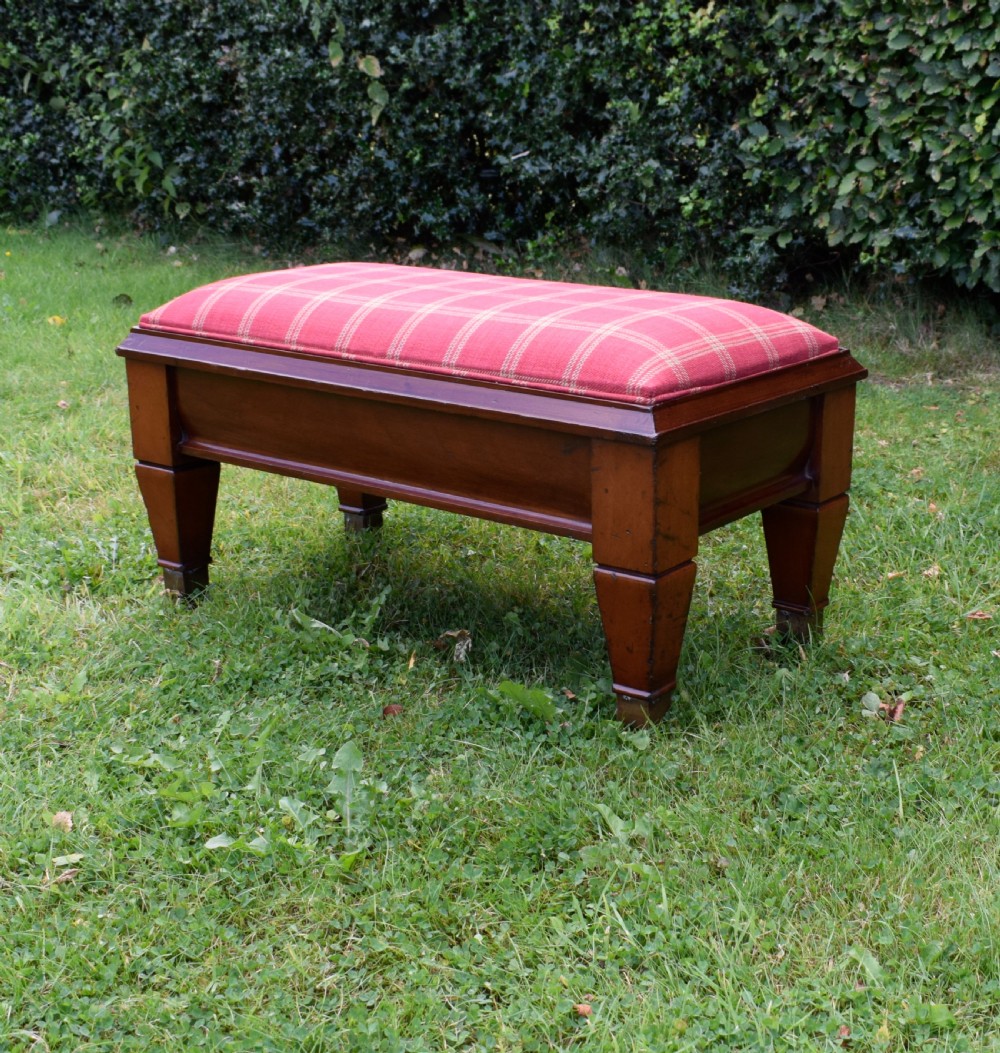 Large Mahogany Centre Stool View IV