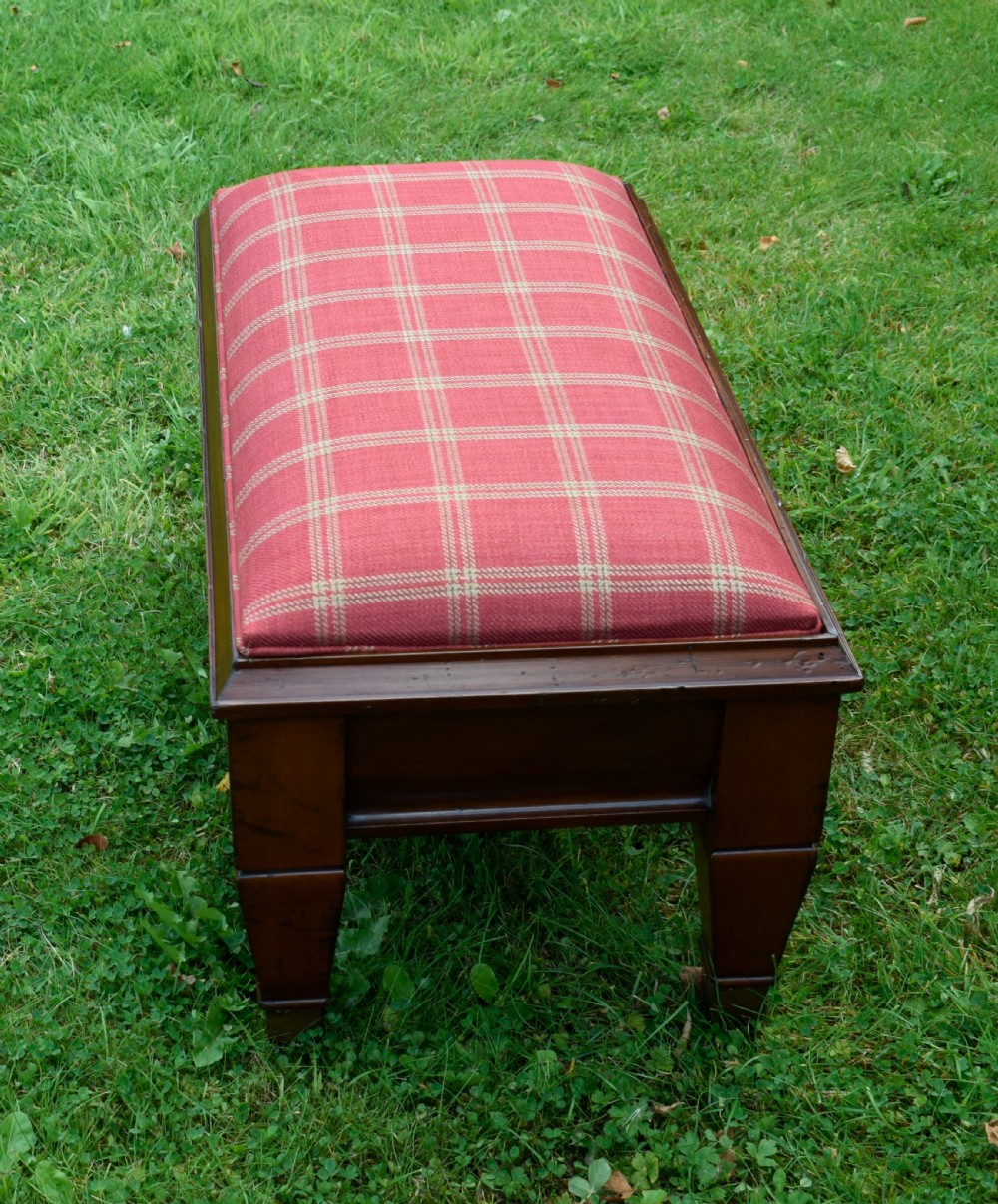 Large Mahogany Centre Stool View V