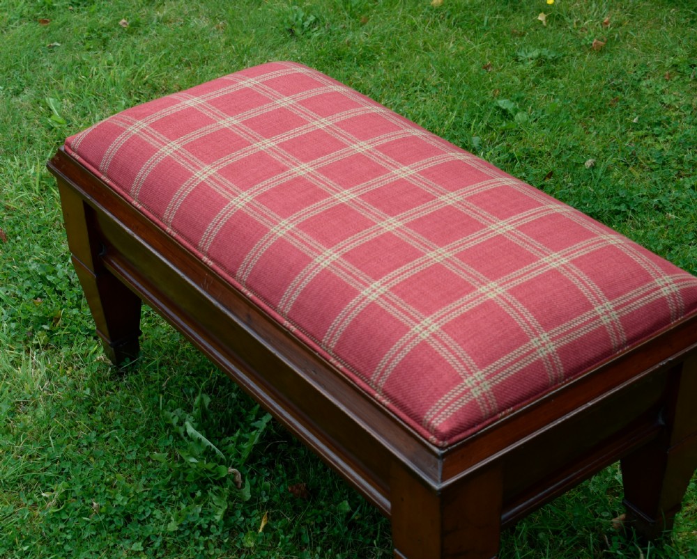 Large Mahogany Centre Stool View VI