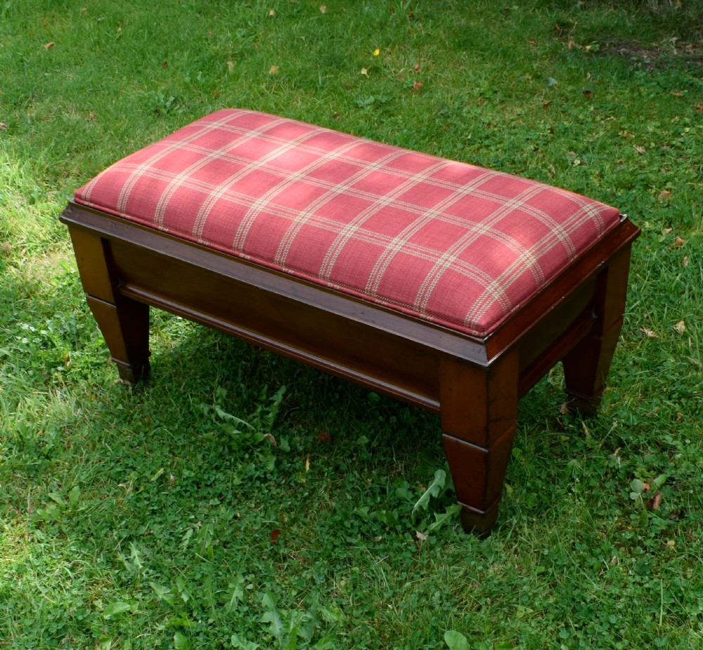 Large Mahogany Centre Stool View IX