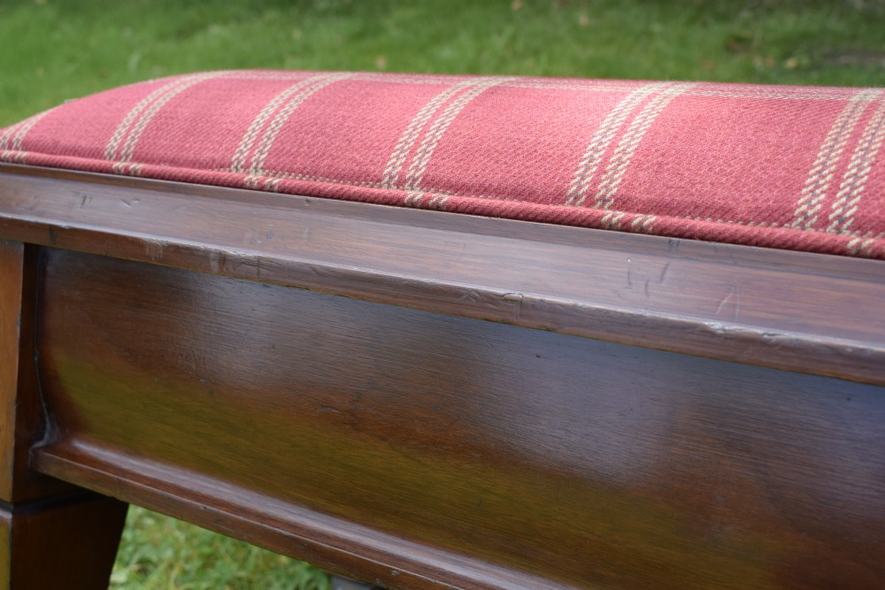 Large Mahogany Centre Stool View X