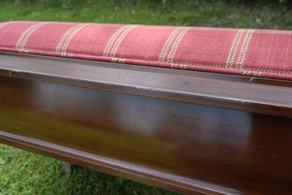 Large Mahogany Centre Stool View XI