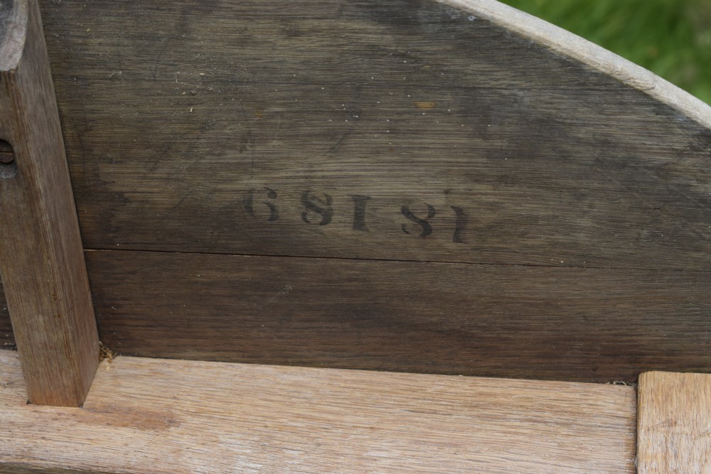 Early 20th Century Bleached Oak Dining Table View X