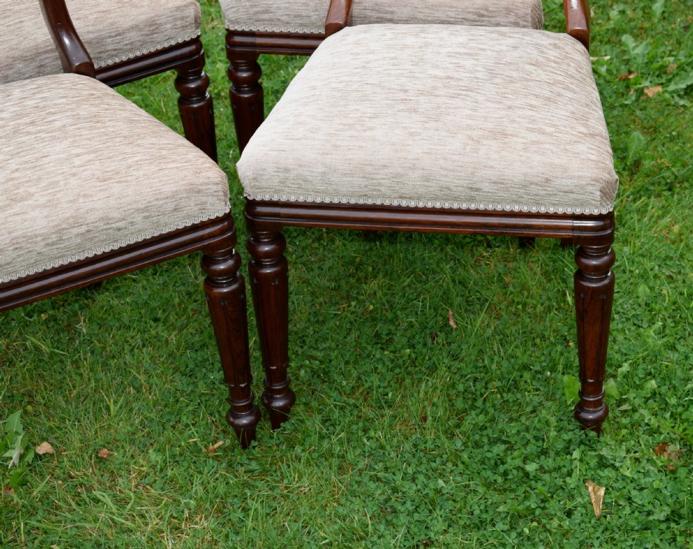 Set Of 4 Regency Rosewood Dining Chairs View XII