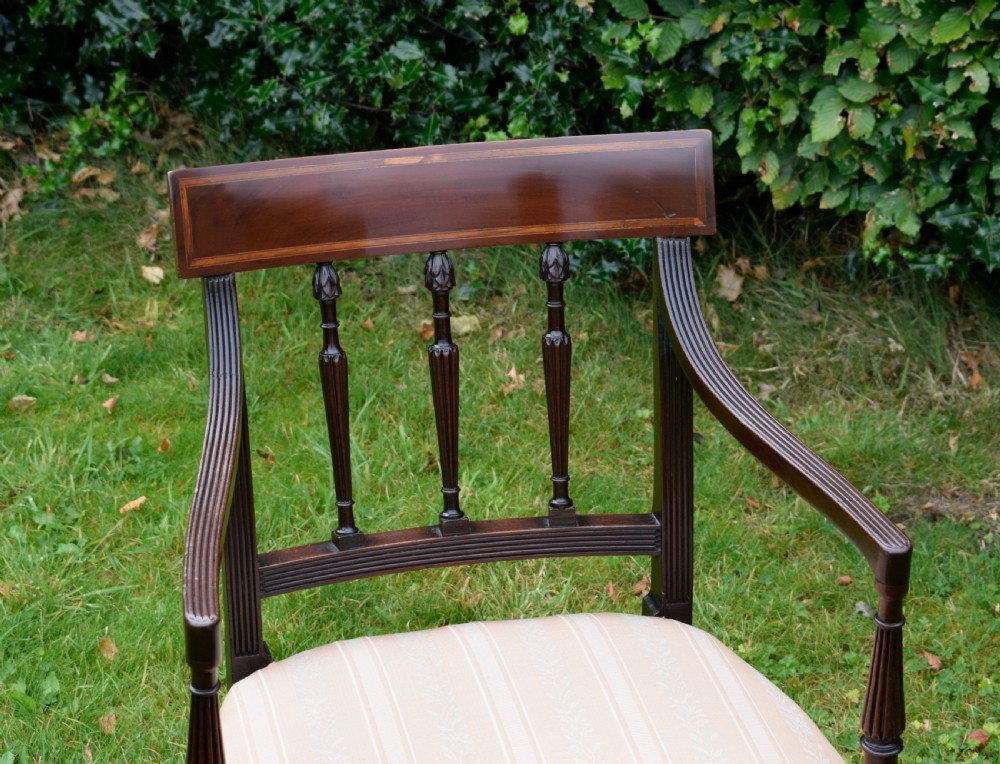 Regency Mahogany Armchair View III