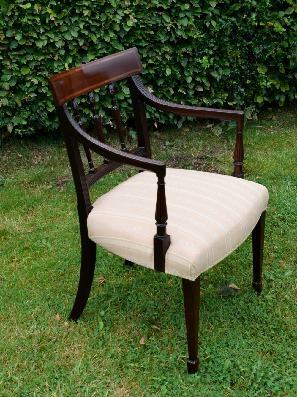 Regency Mahogany Armchair View IV