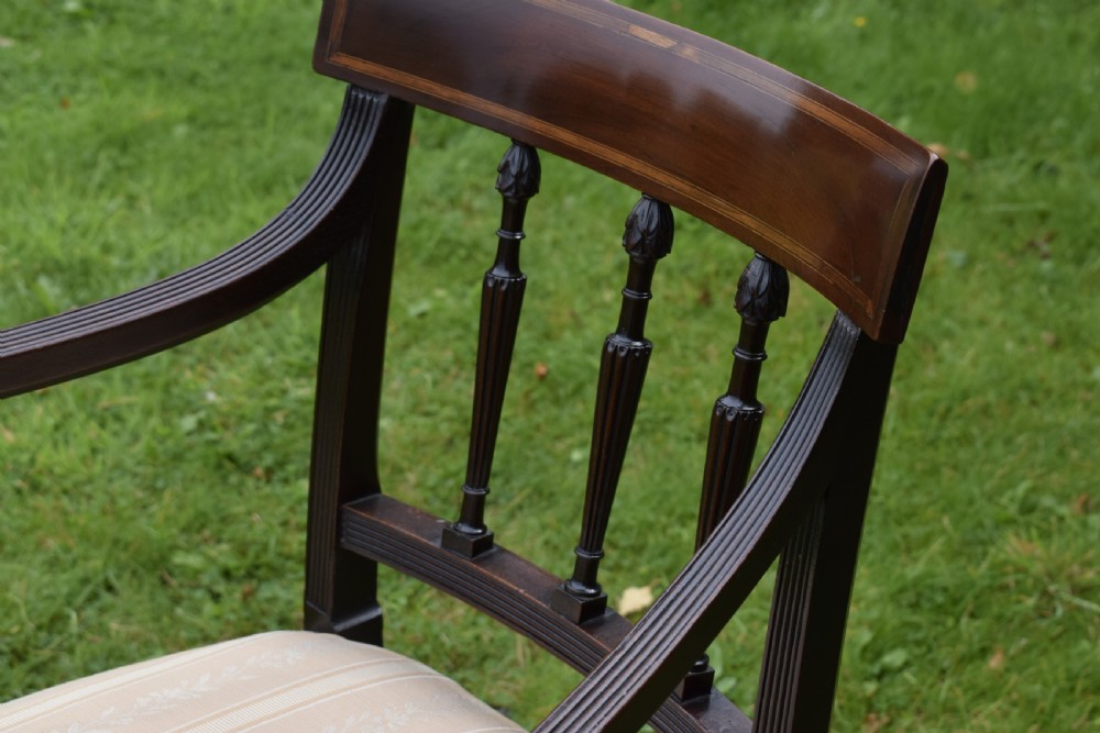 Regency Mahogany Armchair View V