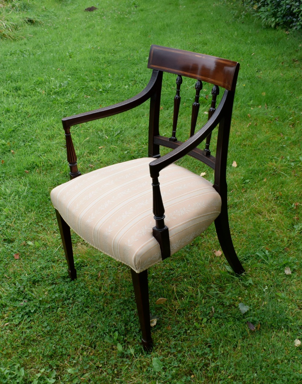Regency Mahogany Armchair View VI