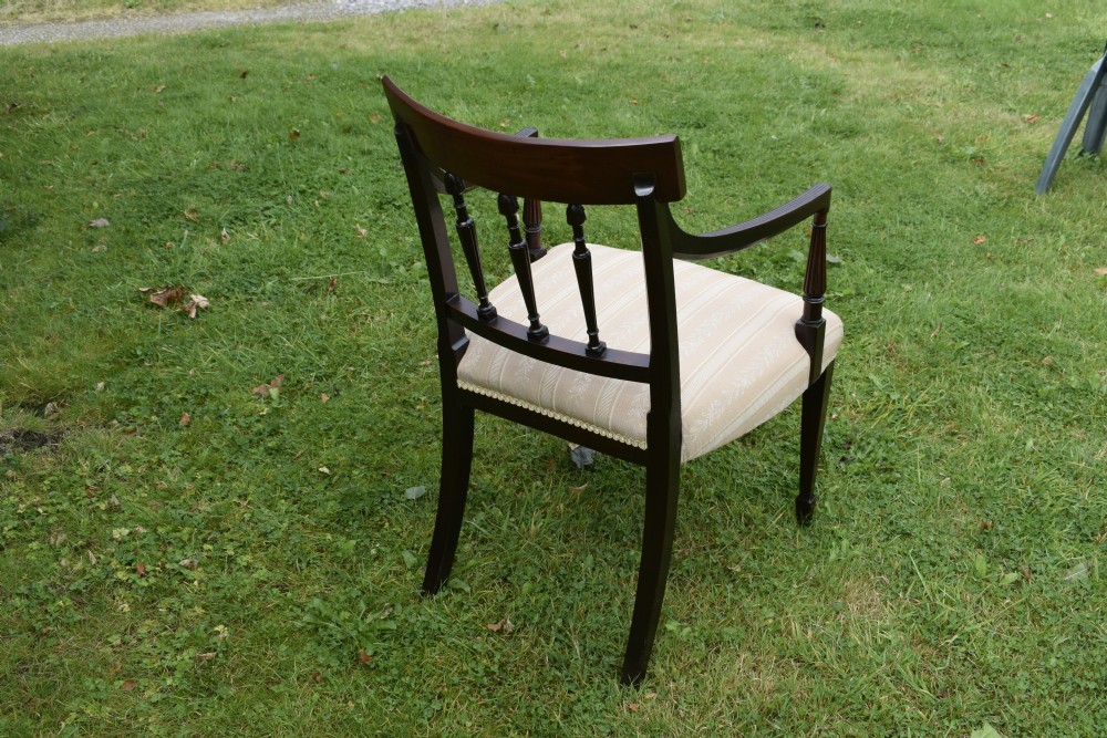 Regency Mahogany Armchair View X