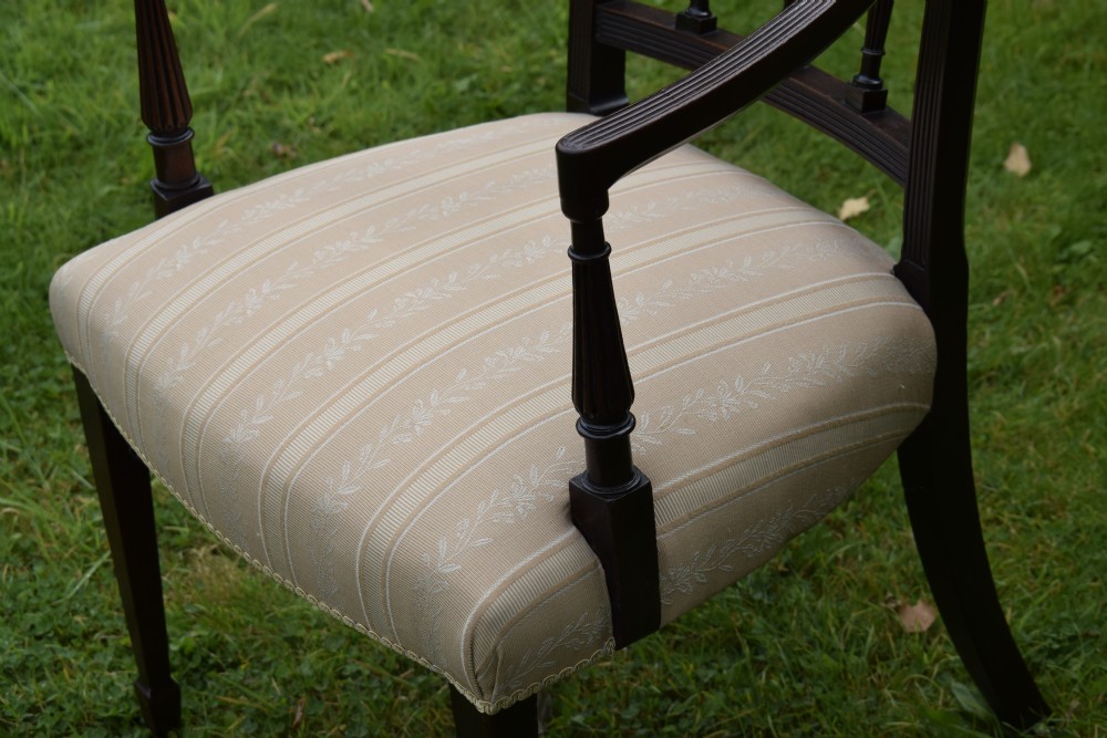 Regency Mahogany Armchair View XII