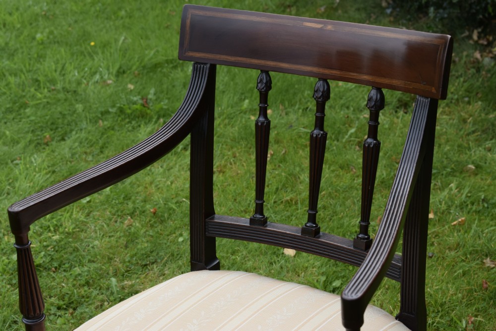 Regency Mahogany Armchair View XIII