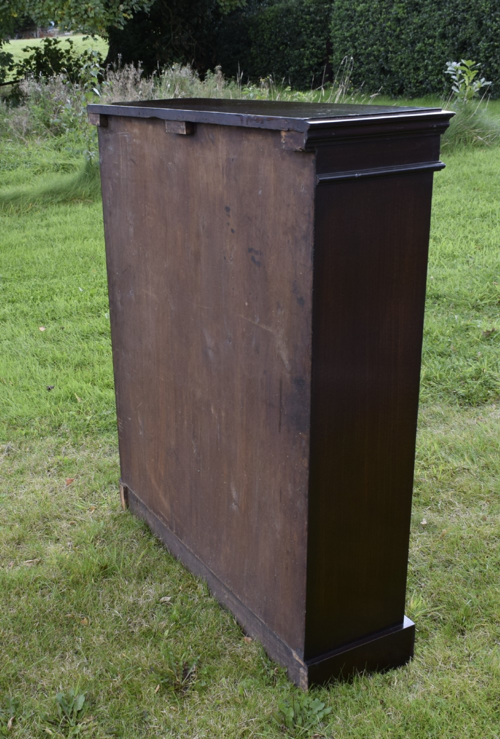 Edwardian Oak Glazed Bookcase View XIV