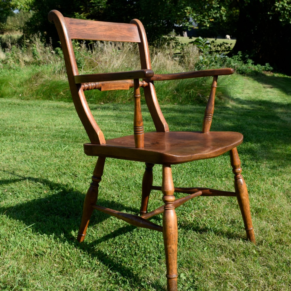 Kitchen Elm & Beech Armchair View IX