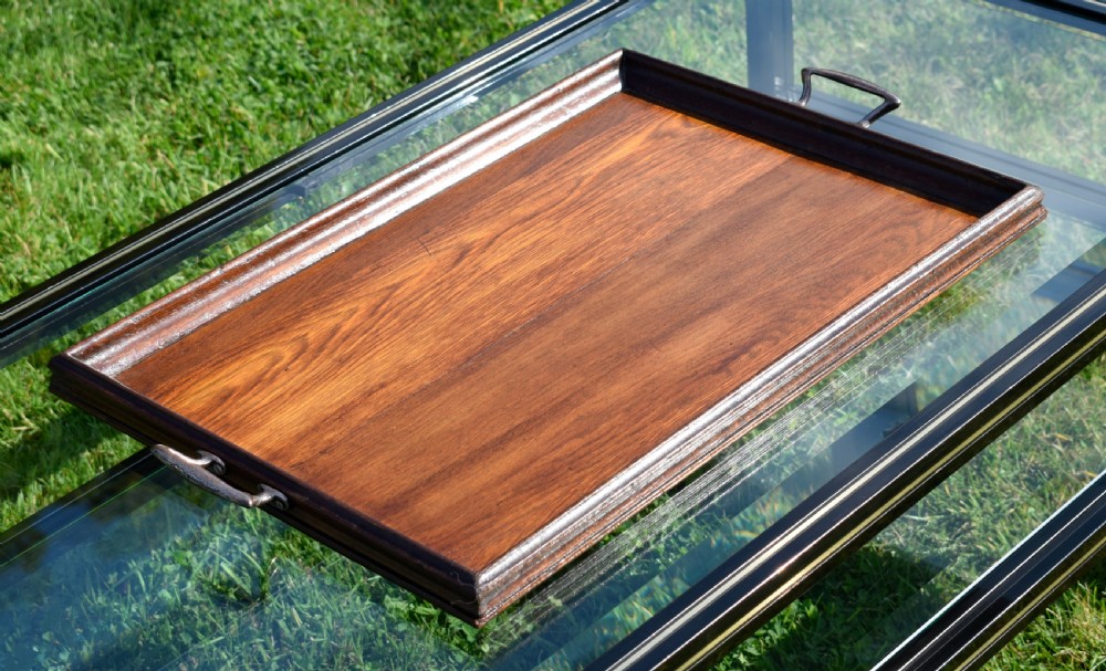 Early 20th Century Oak Tray View II