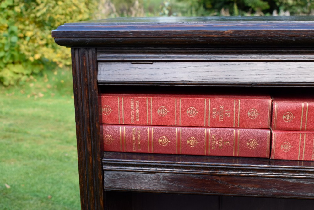 Victorian Oak Bookcase View XIII