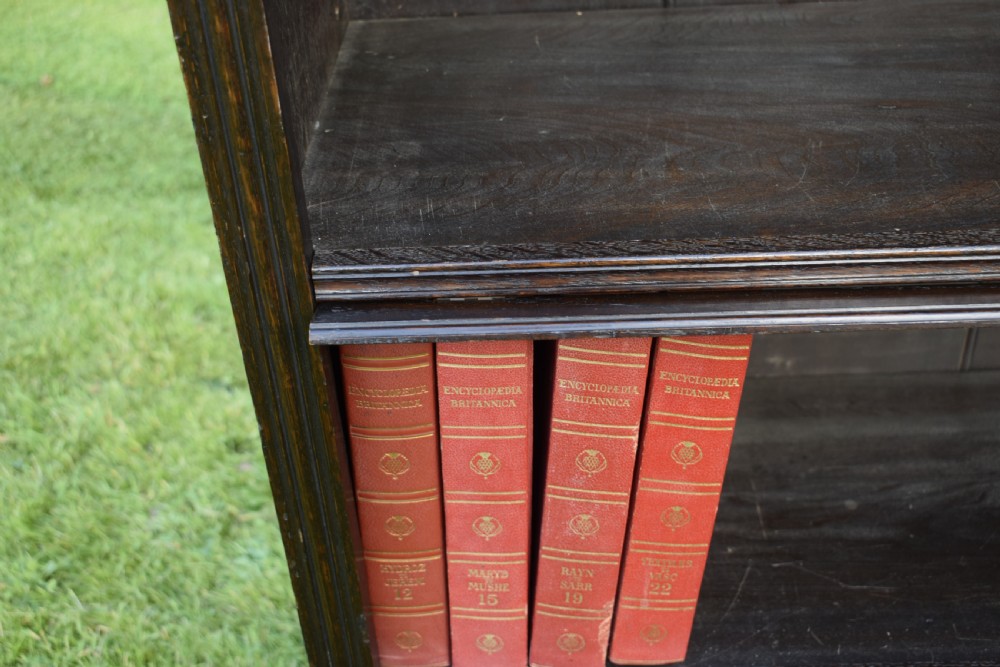 Victorian Oak Bookcase View XIV