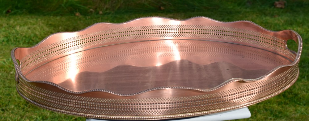 Early 20th Century Copper Oval Tray View III