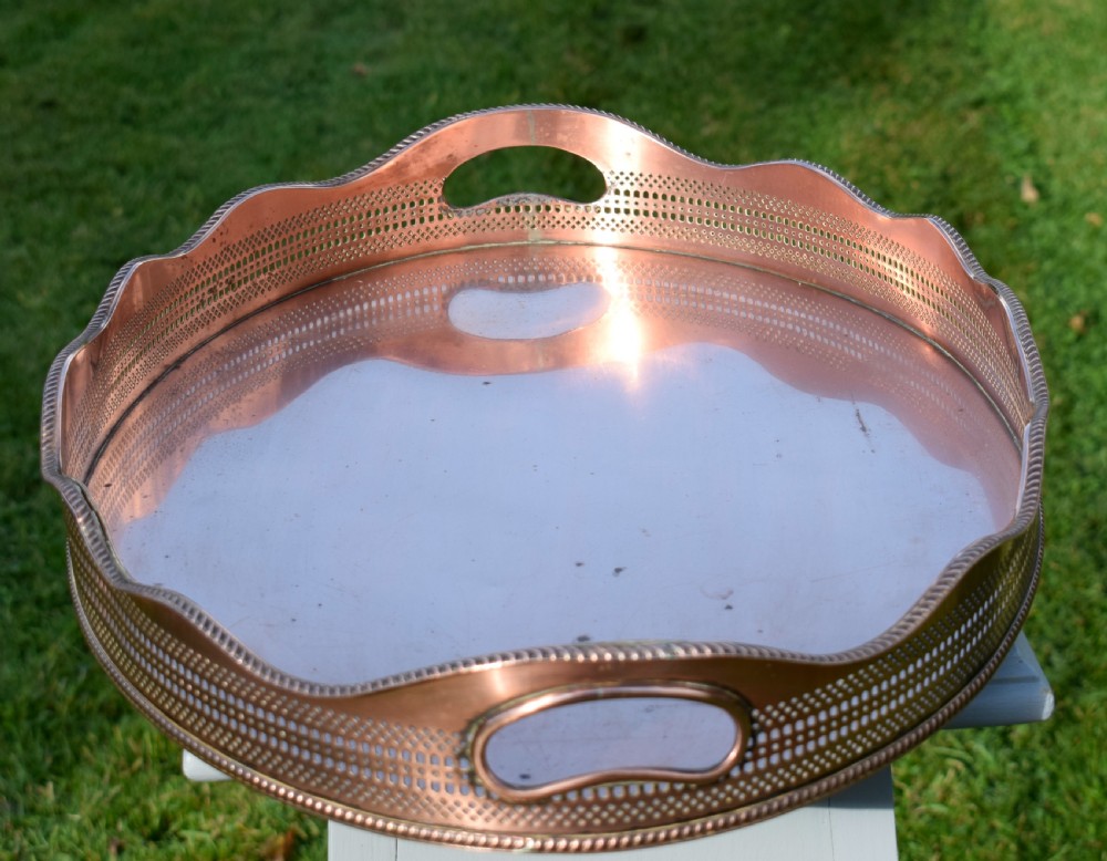 Early 20th Century Copper Oval Tray View IV
