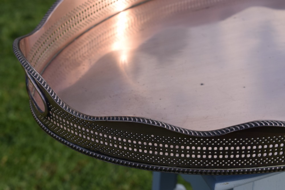 Early 20th Century Copper Oval Tray View VI